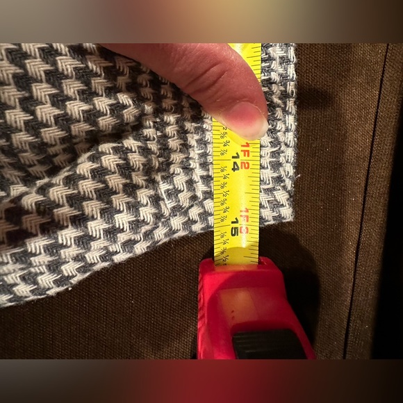 Norton McNaughton Black & White Checkered Skirt Zip Back Good Condition … - Picture 11 of 12